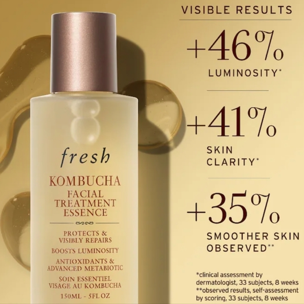 Fresh Black Tea kombucha facial essence